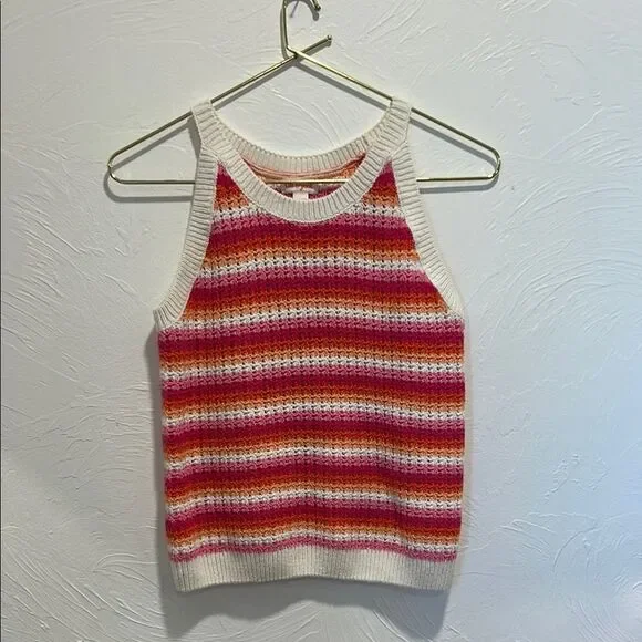 Cat and Jack Striped Knit Tank Top - Picture 4 of 5